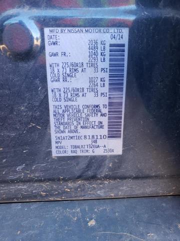 5N1AT2MT1EC818110 2014 Nissan Rogue S