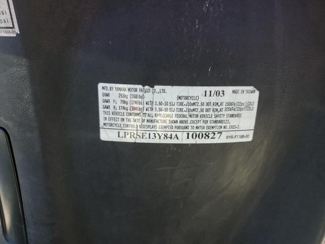 2004 YAMAHA XC125 V - LPRSE13Y84A100827