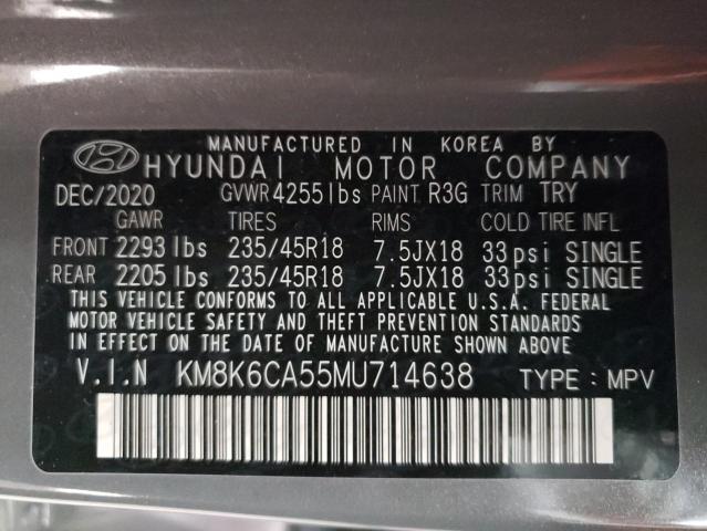 2021 HYUNDAI KONA NIGHT - KM8K6CA55MU714638