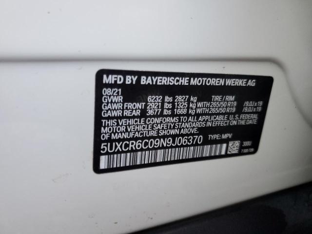 5UXCR6C09N9J06370 | 2022 BMW X5 XDRIVE4