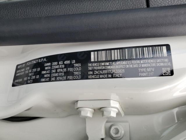 2020 Jeep Renegade Latitude VIN: ZACNJBB17LPL33828 Lot: 77570033