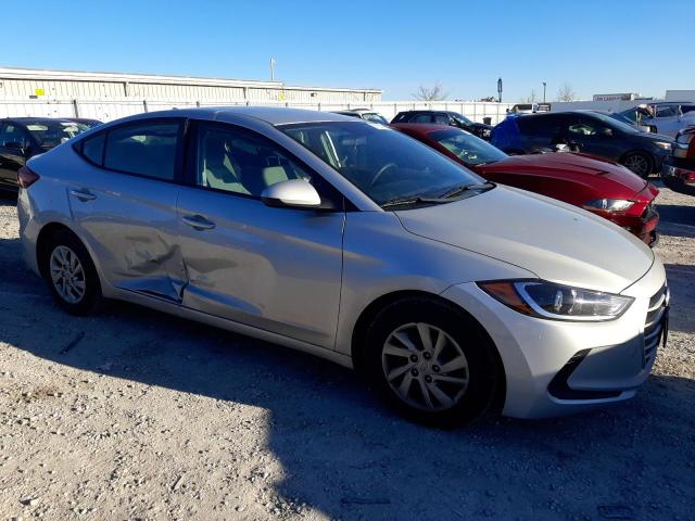 Vin: kmhd74lf8hu361139, lot: 81103173, hyundai elantra se 20174
