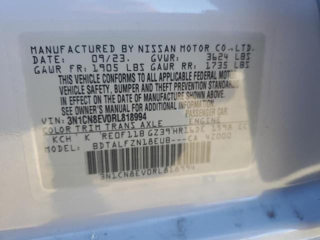 2024 Nissan Versa Sv VIN: 3N1CN8EV0RL818994 Lot: 79421643