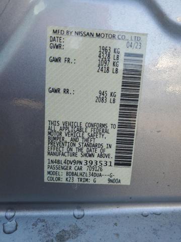 1N4BL4DV9PN393531 | 2023 NISSAN ALTIMA SV