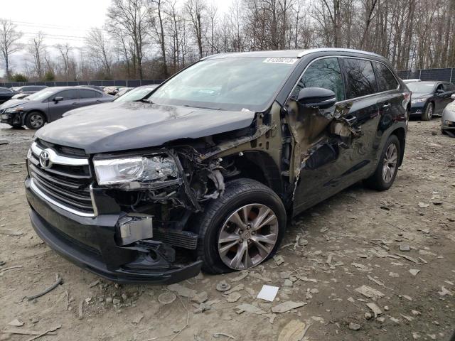 VIN 5TDJKRFH0FS213164 2015 Toyota Highlander, Xle no.1