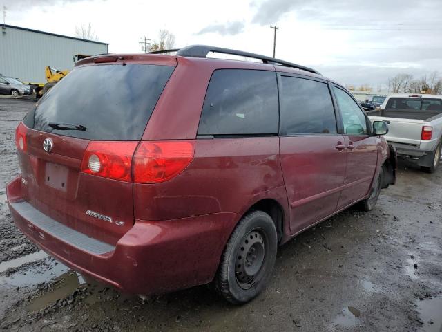 TOYOTA SIENNA CE 2009 burgundy  gas 5TDZK23C29S243676 photo #4