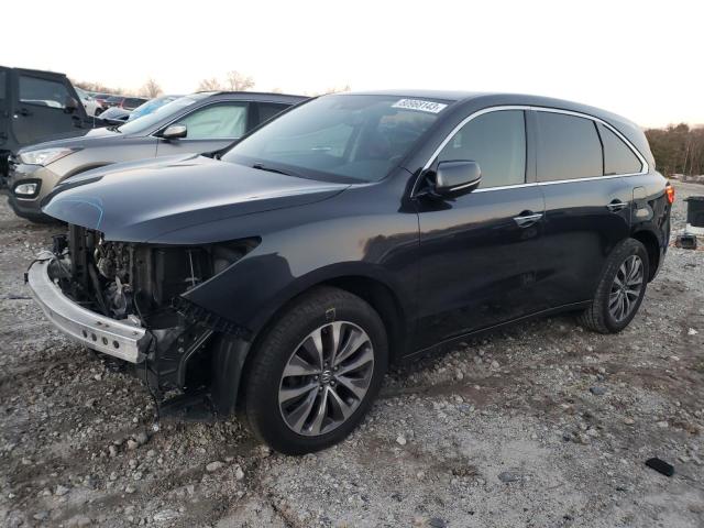 Lot #2354182705 2014 ACURA MDX TECHNO salvage car