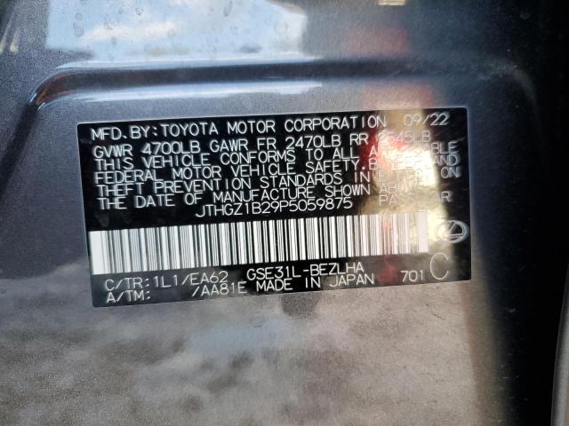 2023 LEXUS IS 350 F S - JTHGZ1B29P5059875