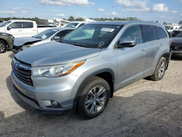 VIN 5TDJKRFH7FS128967 2015 Toyota Highlander, Xle no.1