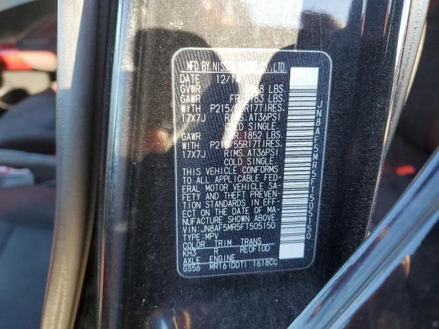 2015 NISSAN JUKE S - JN8AF5MR5FT505150