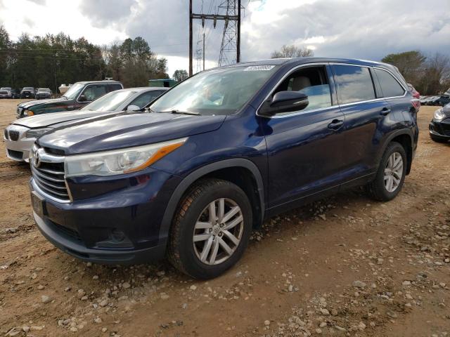 VIN 5TDBKRFH5FS116627 2015 Toyota Highlander, LE no.1