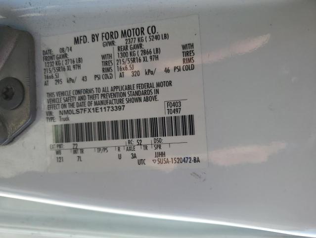 NM0LS7FX1E1173397 | 2014 FORD TRANSIT CO