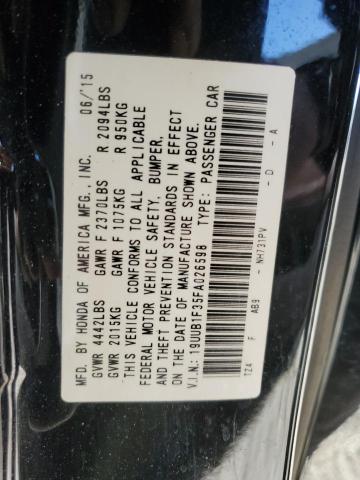 19UUB1F35FA026598 | 2015 Acura tlx