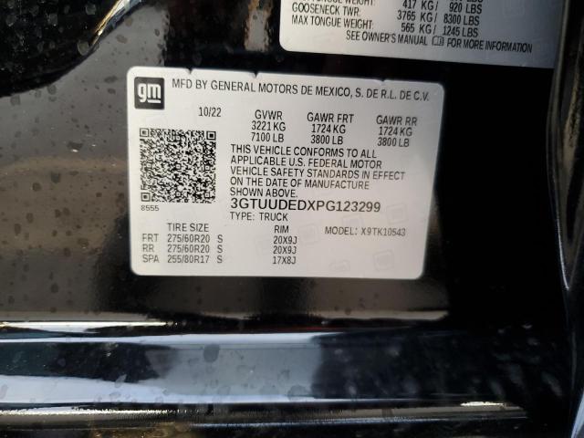 3GTUUDEDXPG123299 | 2023 GMC SIERRA K15