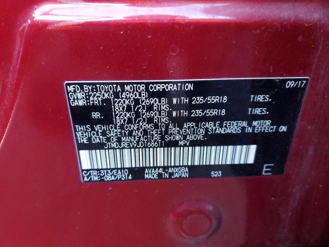 2018 TOYOTA RAV4 HV LI - JTMDJREV9JD168611