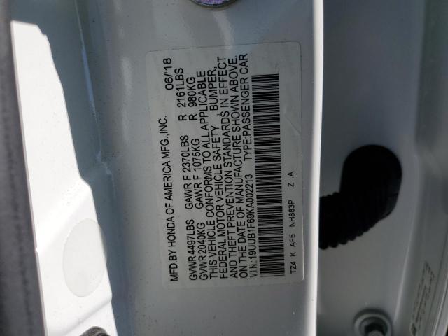 2019 Acura Tlx Technology VIN: 19UUB1F69KA002213 Lot: 80526563