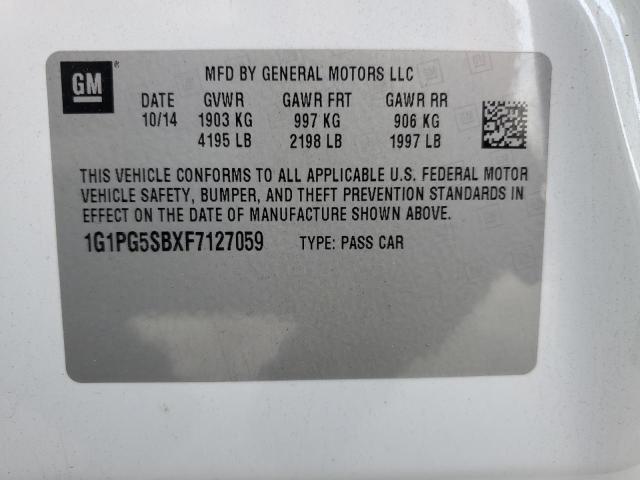 2015 CHEVROLET CRUZE LTZ - 1G1PG5SBXF7127059
