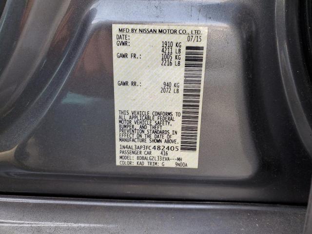 1N4AL3AP3FC482405 | 2015 NISSAN ALTIMA 2.5