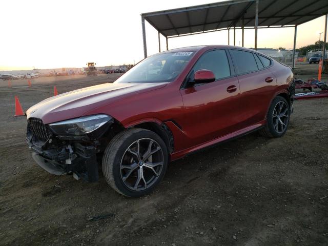  BMW X6 2021 Красный