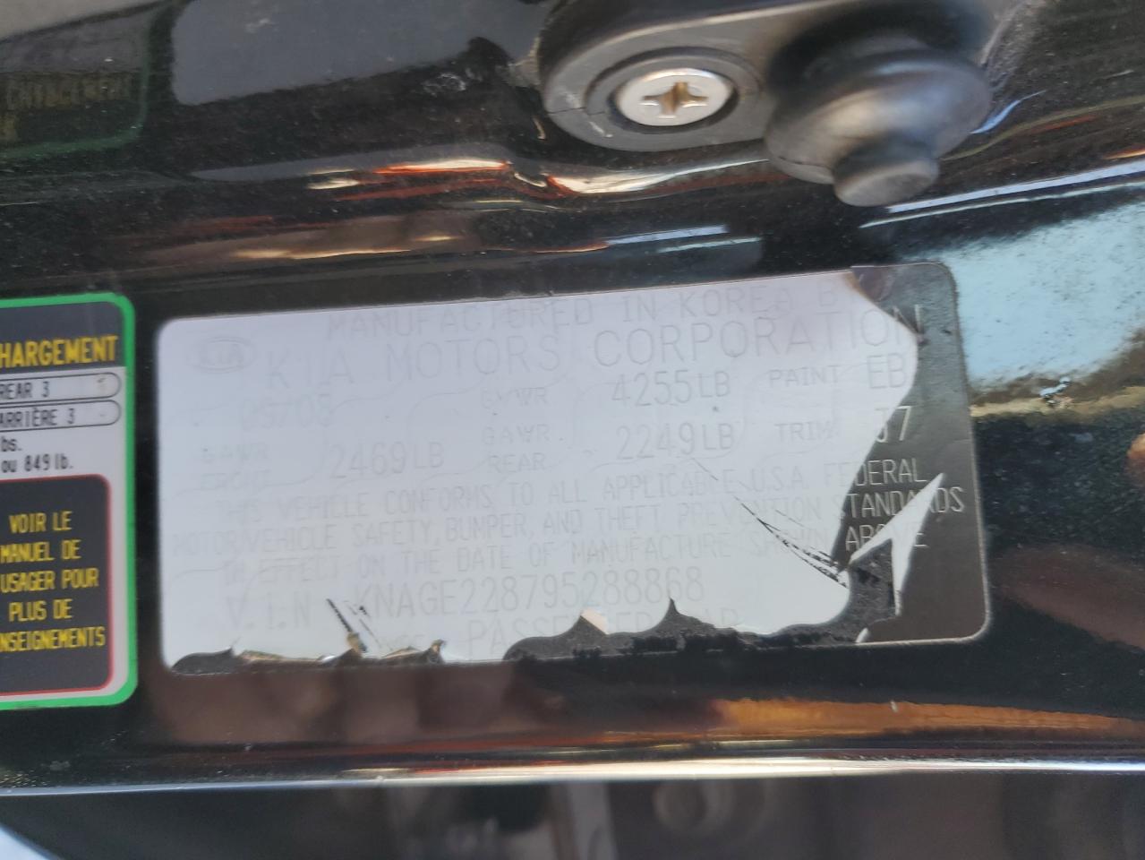 knage228795288868 KNAGE228795288868 2009 Kia Optima Lx