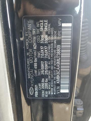 KM8K6CAA9MU738809 | 2021 HYUNDAI KONA SEL P