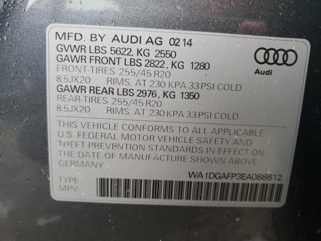 VIN WA1DGAFP3EA088612 2014 Audi Q5, Premium Plus no.13