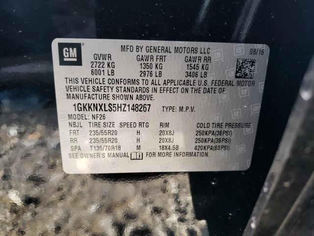 1GKKNXLS5HZ148267 | 2017 GMC ACADIA DEN