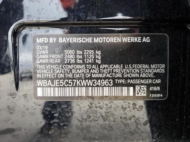 WBAJE5C57KWW34963 | 2019 BMW 540 I