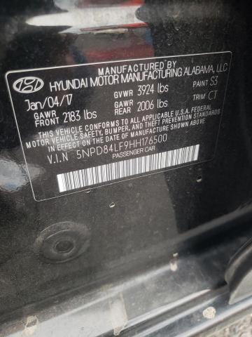 5NPD84LF9HH176500 | 2017 HYUNDAI ELANTRA SE