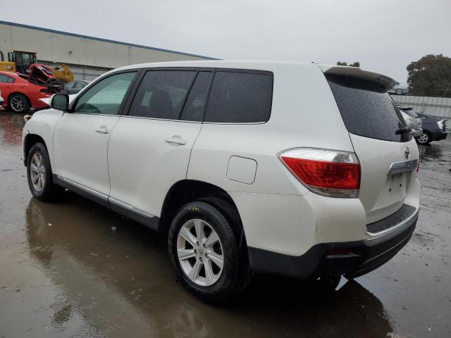 VIN 5TDZA3EH6DS033799 2013 Toyota Highlander, Base no.2