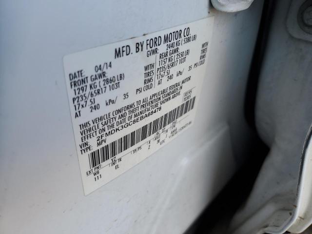 2FMDK3GC8EBA68478 | 2014 Ford edge se