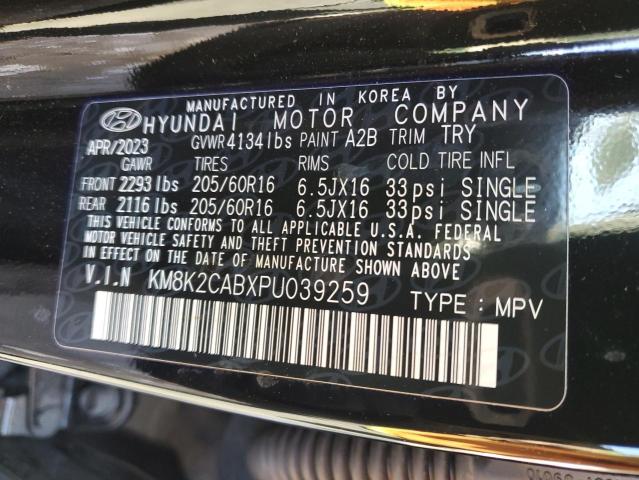 KM8K2CABXPU039259 | 2023 HYUNDAI KONA SE