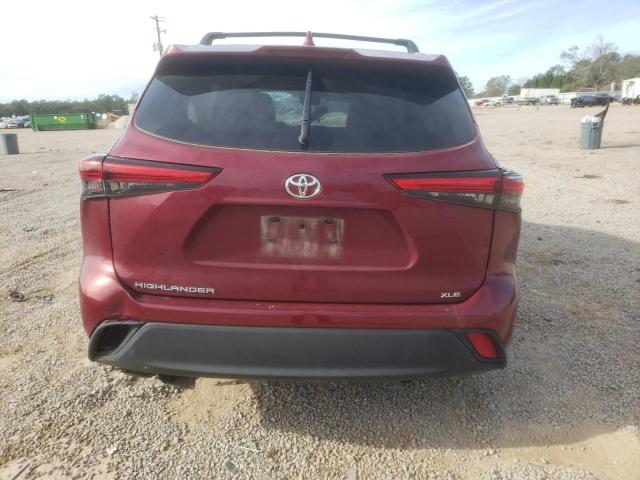 VIN 5TDGZRAH0MS531487 2021 Toyota Highlander, Xle no.6