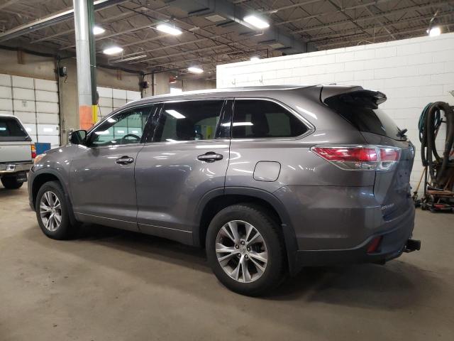 VIN 5TDJKRFH0FS086206 2015 Toyota Highlander, Xle no.2