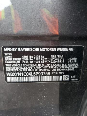 VIN WBXYN1C0XL5P93758 2020 BMW X2, M35I no.13