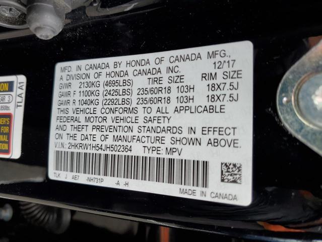 2HKRW1H54JH502364 | 2018 HONDA CR-V EX