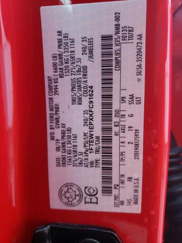 2019 FORD F150 SUPER - 1FTEW1EPXKFC91624
