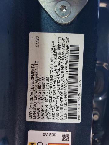 1HGCY2F65PA006024 | 2023 Honda accord hybrid exl