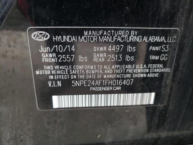 5NPE24AF1FH016407 | 2015 HYUNDAI SONATA SE