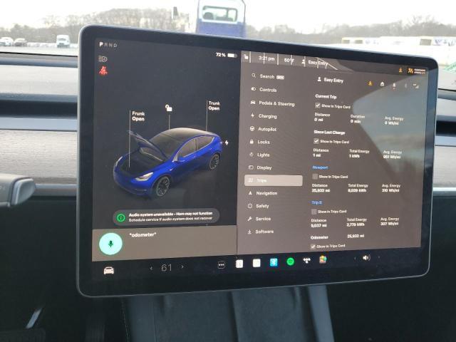 7SAYGDEE9NF481033 | 2022 TESLA MODEL Y