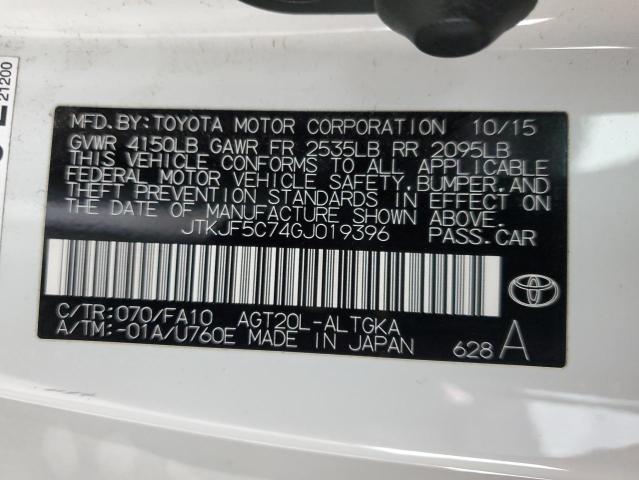 JTKJF5C74GJ019396 | 2016 TOYOTA SCION TC