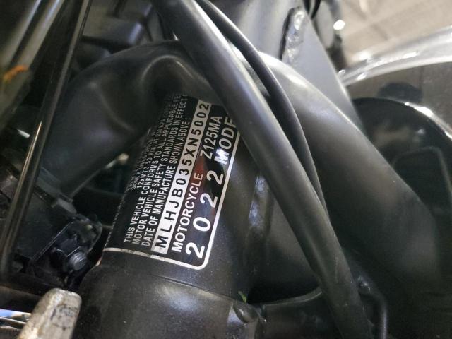 2022 HONDA Z125 MA MLHJB035XN5002562
