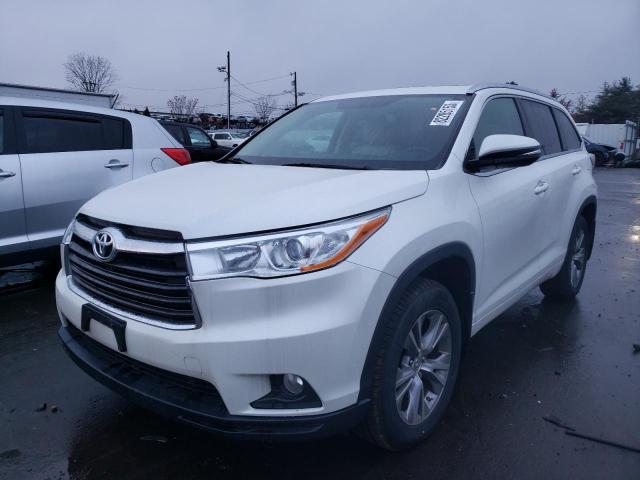 VIN 5TDJKRFHXES071467 2014 Toyota Highlander, Xle no.1