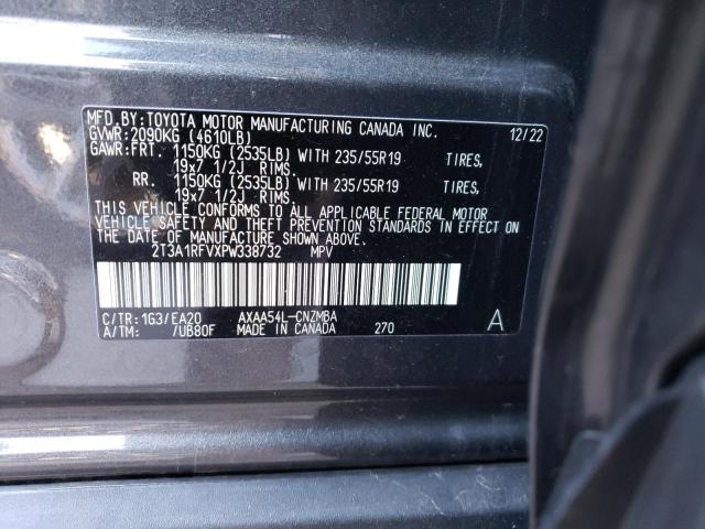 2T3A1RFVXPW338732 | 2023 TOYOTA RAV4 XLE P