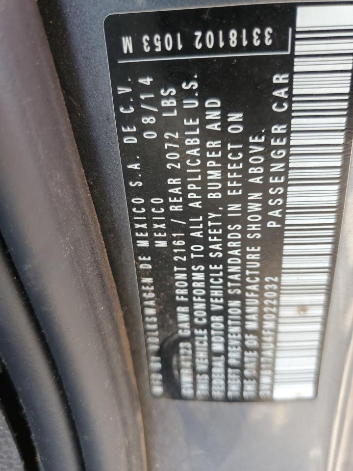 3vw817au4fm022032 3VW817AU4FM022032 2015 Volkswagen Golf