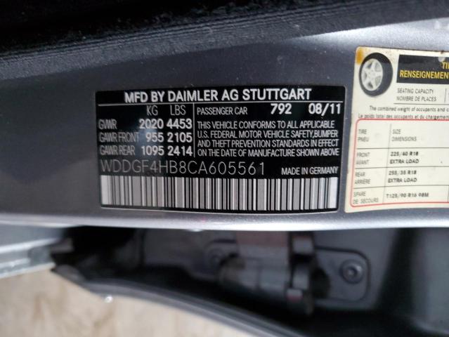 Image 12 of 2012 Mercedes-Benz C-klasse salvage vehicle - Lot #81739013 at Copart