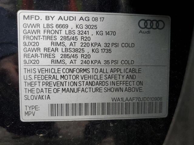 WA1LAAF70JD010908 2018 AUDI Q7 - Image 13