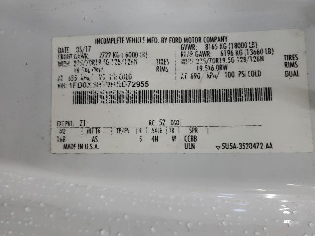 2017 FORD F550 SUPER - 1FD0X5HT9HED72955