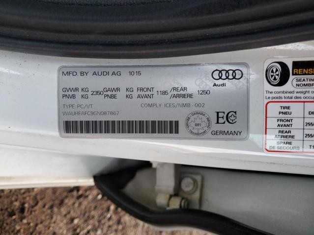 2016 AUDI A6 TECHNIK WAUHFAFC9GN087867