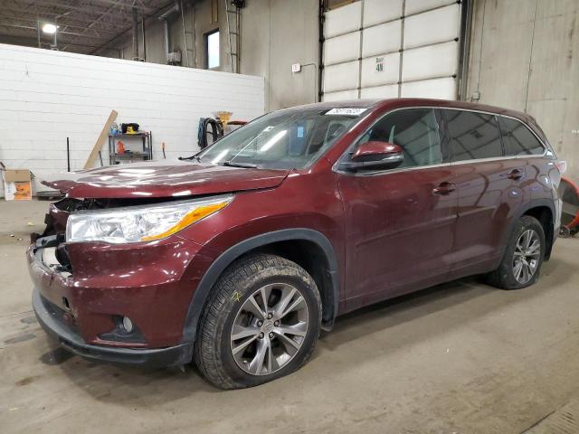 VIN 5TDBKRFH0ES023142 2014 Toyota Highlander, LE no.1